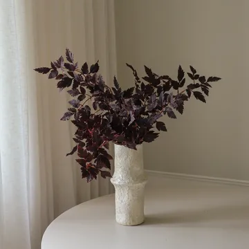 Burgundy Plum Leaves artificial bouquet - Red, 85 cm, 1 pc - Botané