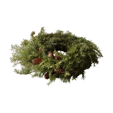 Evergreen Pine Wreath wreath - Spruce twigs, Ø40 cm - Botané