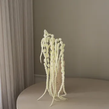 Hanging amaranth artificial flower - White, 112 cm - Botané
