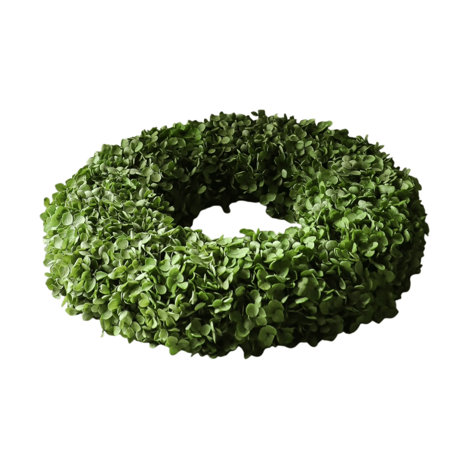 Hortensia Wreath flower wreath, Green, Ø40 cm Botané