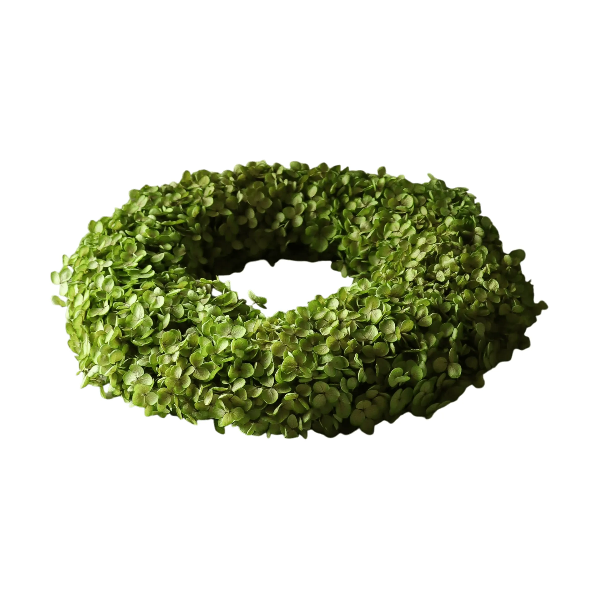 Hortensia Wreath flower wreath, Light green, Ø40 cm Botané