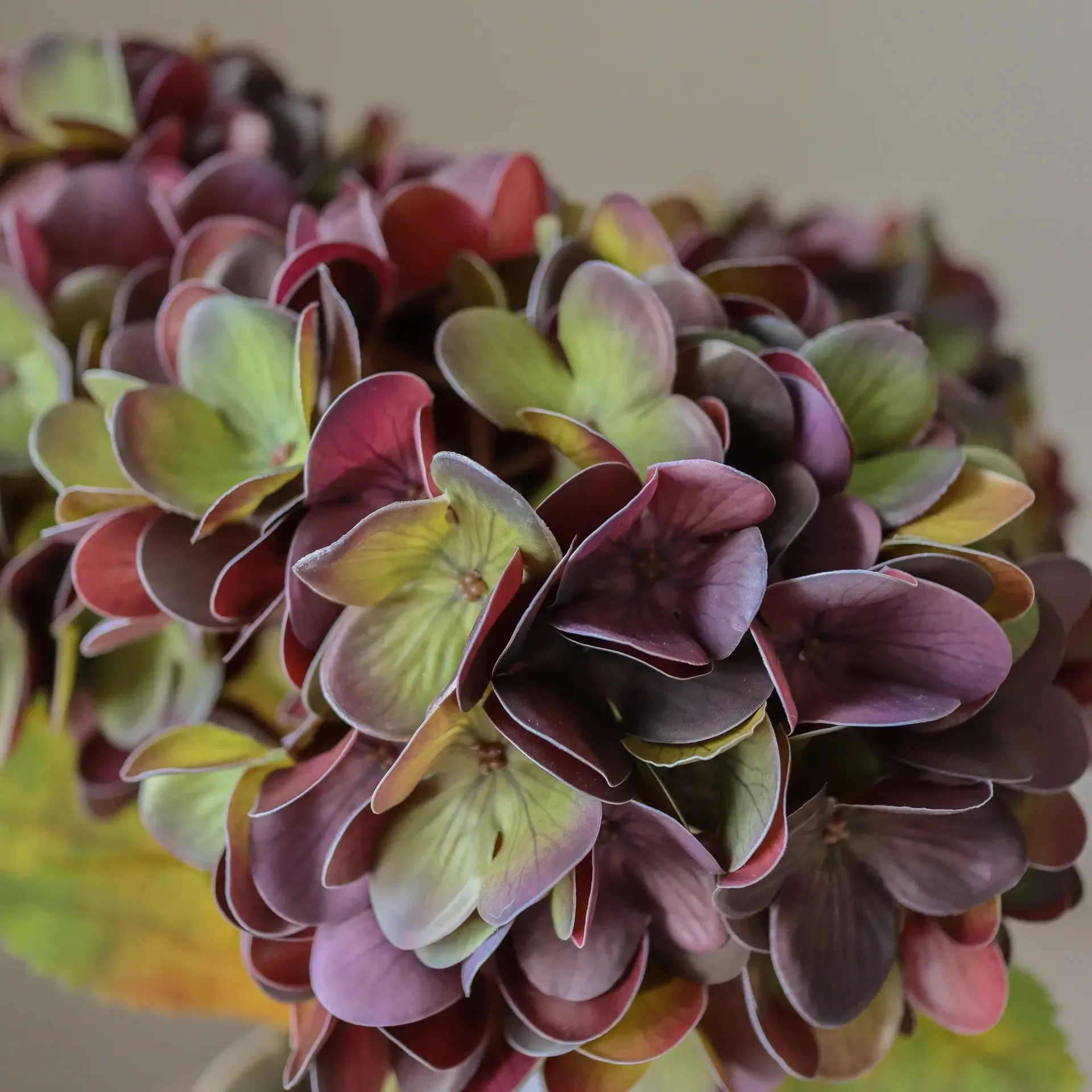 Hydrangea artificial flower, Muted purple, 60 cm, 1 pc Botané