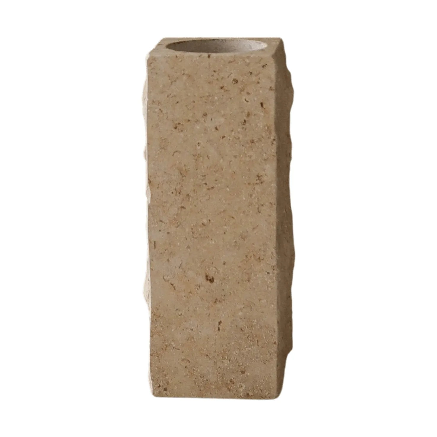 Limestone Edge marble vase, Medium, 30 cm Botané