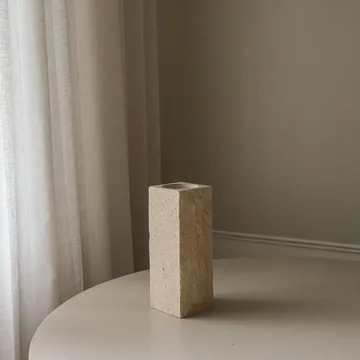 Limestone Edge marble vase - Medium, 30 cm - Botané