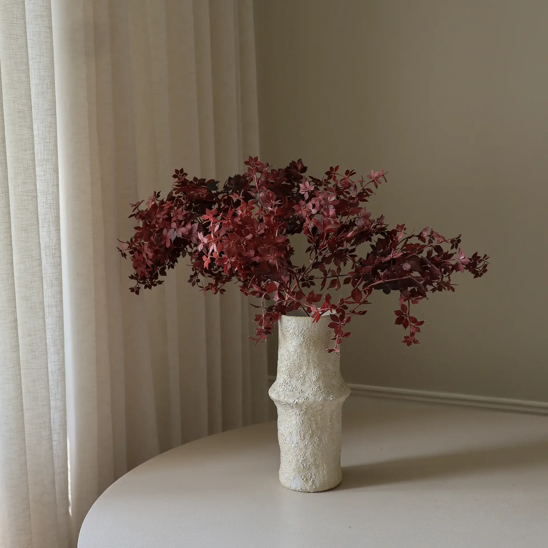 Maple Branch artificial bouquet, Burgundy, 107 cm, 1 pc Botané