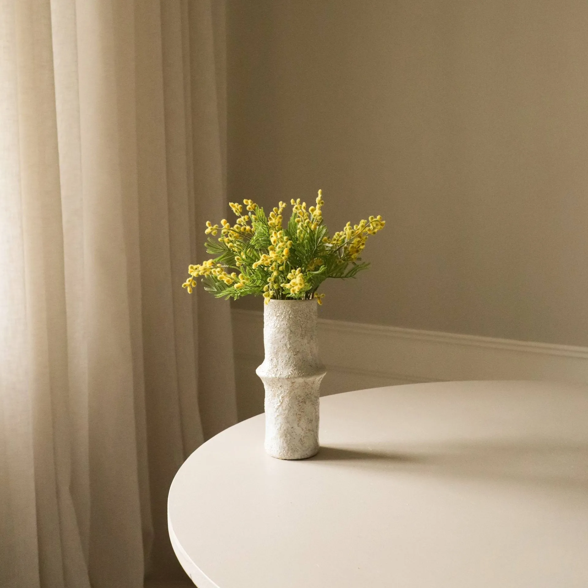 Mimosa artificial bouquet, Mini, yellow 10 pcs Botané