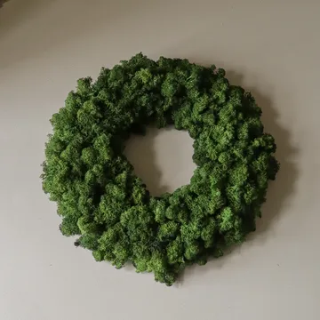 Moss Wreath wreath - Green, Ø40 cm - Botané