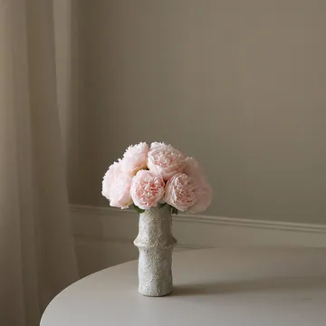 Peony artificial bouquet - Mini, light pink 10 pcs - Botané