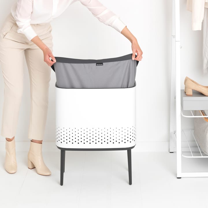 Bo laundry basket 60 L - white - Brabantia