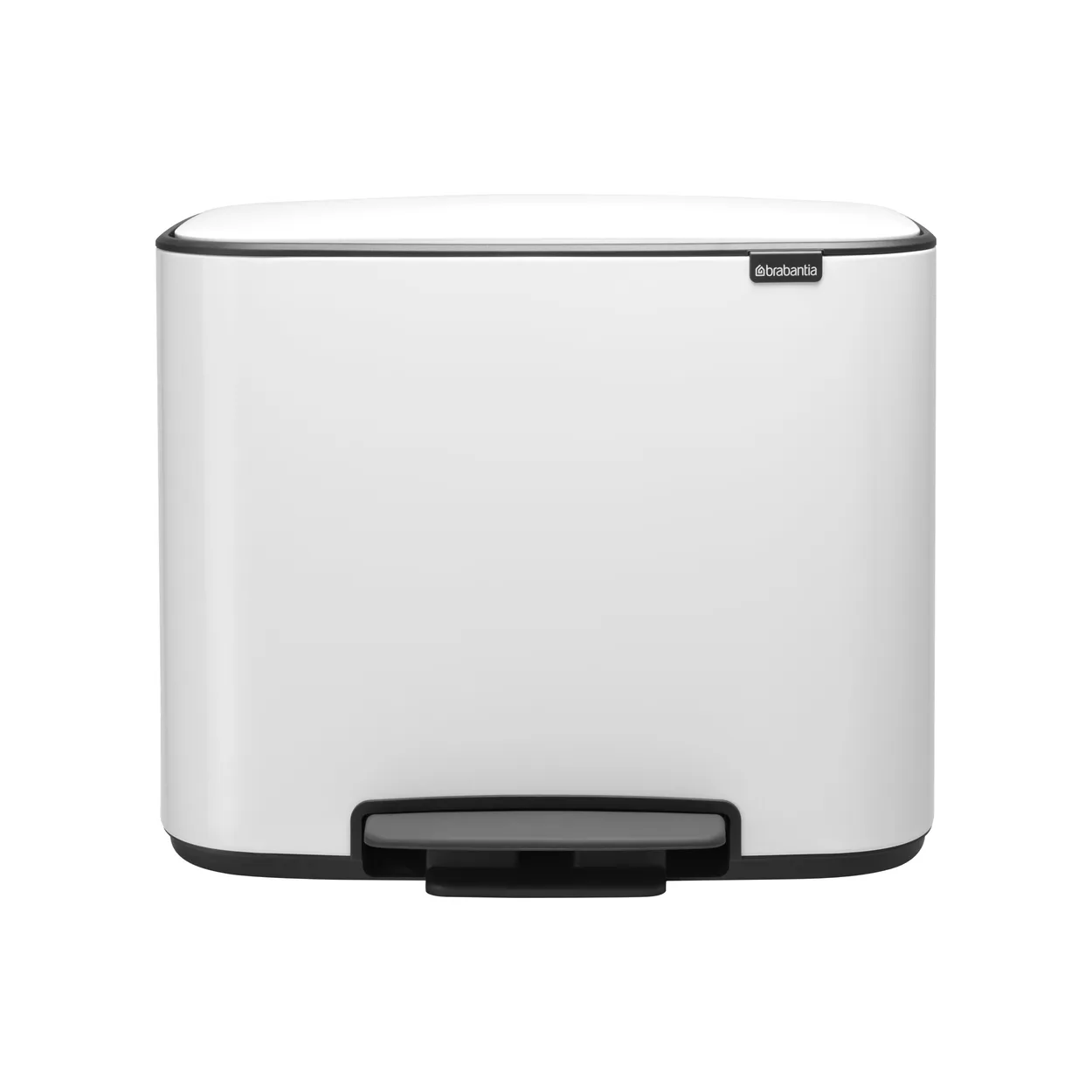 Brabantia Bo pedal bin 11+23 l white | Scandinavian Design | Pedal bins | White