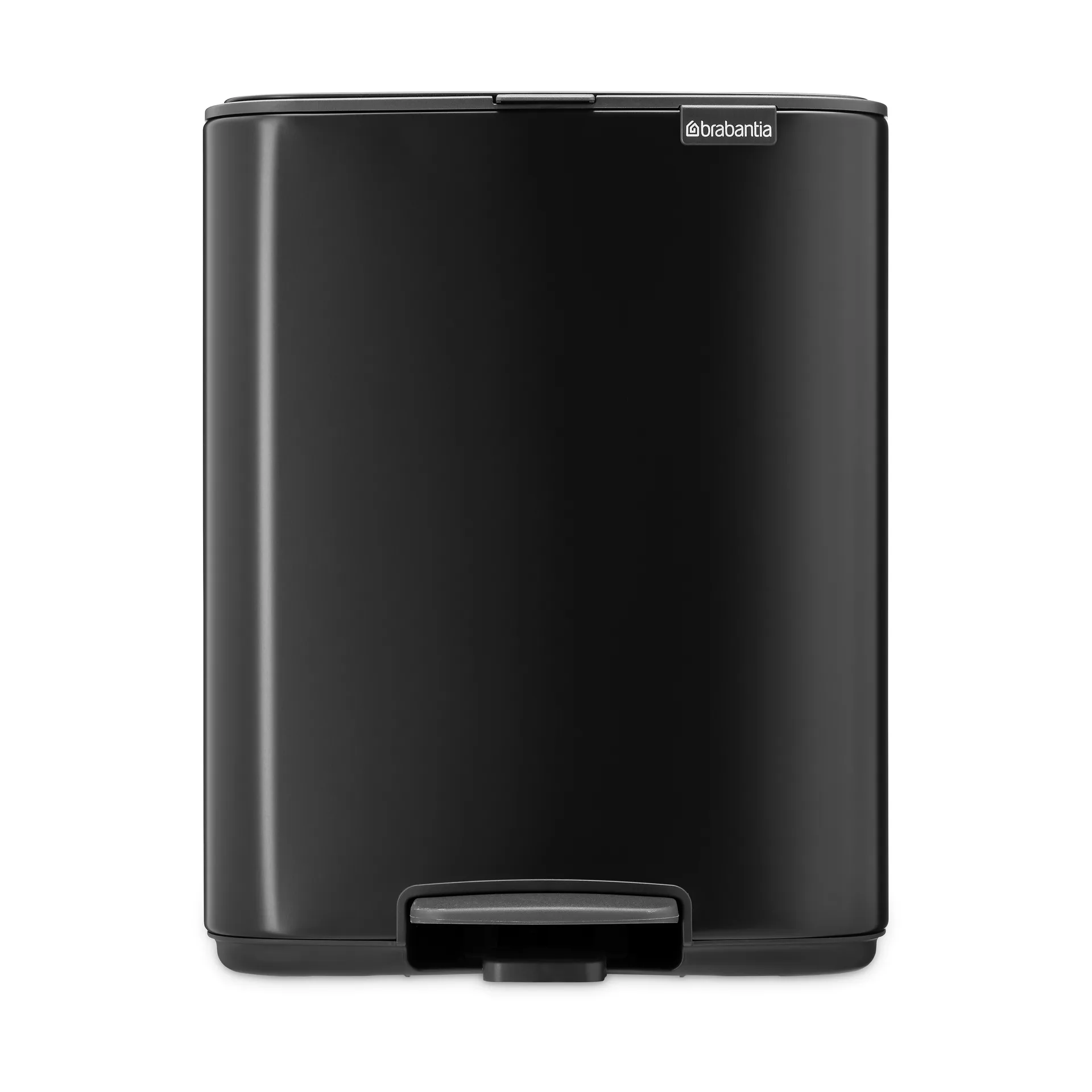 Bo pedal bin 12 L, Matt Black Brabantia