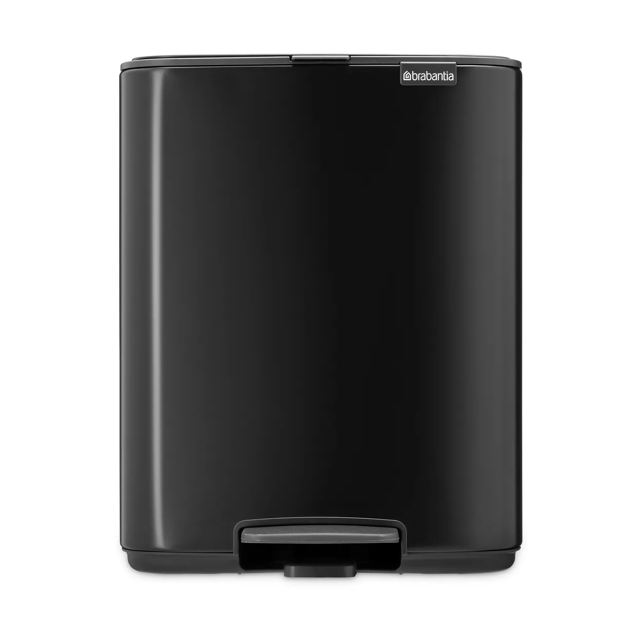 Brabantia Bo pedal bin 12 L Matt Black | Scandinavian Design | Pedal bins | Black