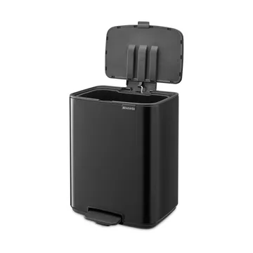 Bo pedal bin 12 L - Matt Black - Brabantia
