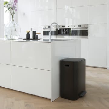 Bo pedal bin 2x30 L - black - Brabantia