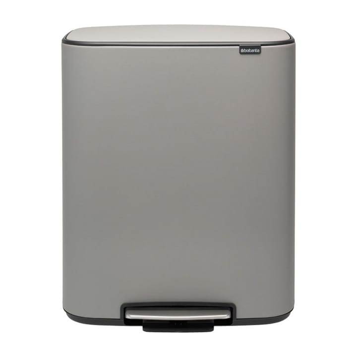 Bo pedal bin 2x30 L - Mineral concrete grey - Brabantia