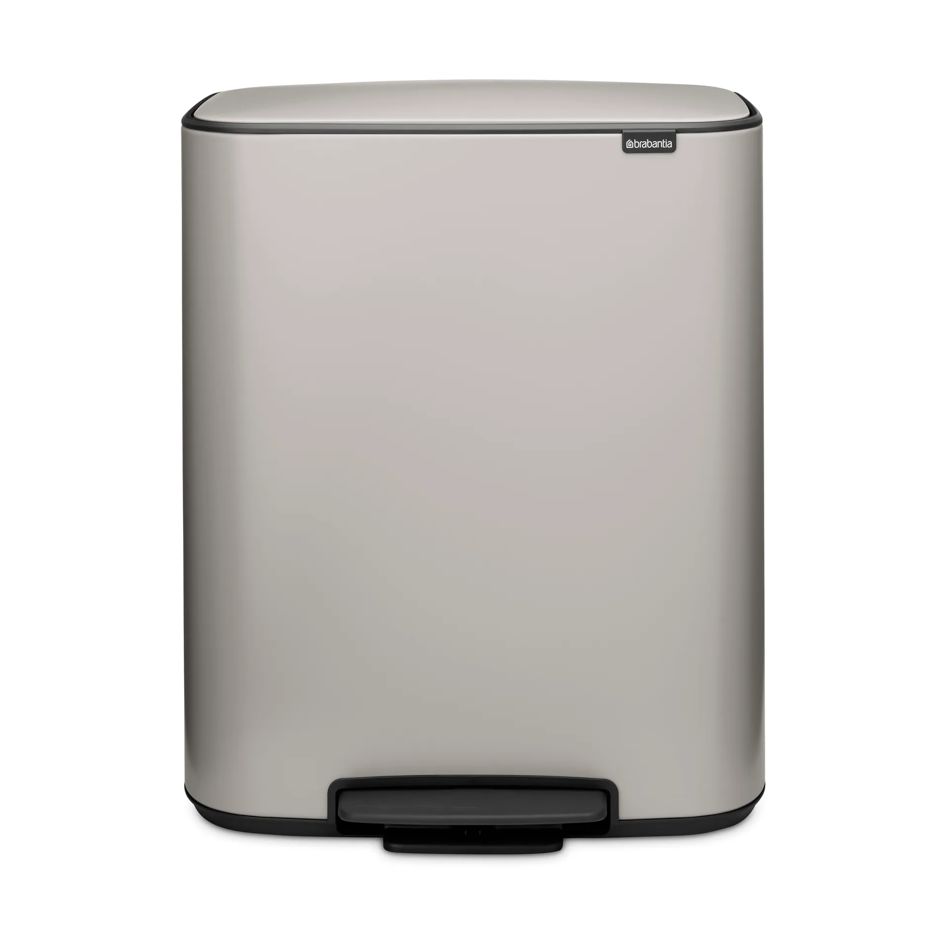 Bo pedal bin 2x30 L, Soft grey Brabantia