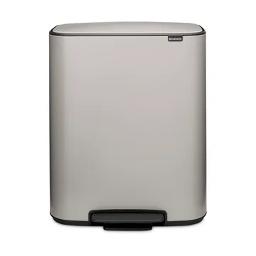 Bo pedal bin 2x30 L - Soft grey - Brabantia