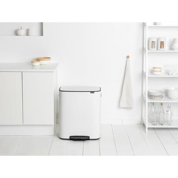 Bo pedal bin 2x30 L - White - Brabantia