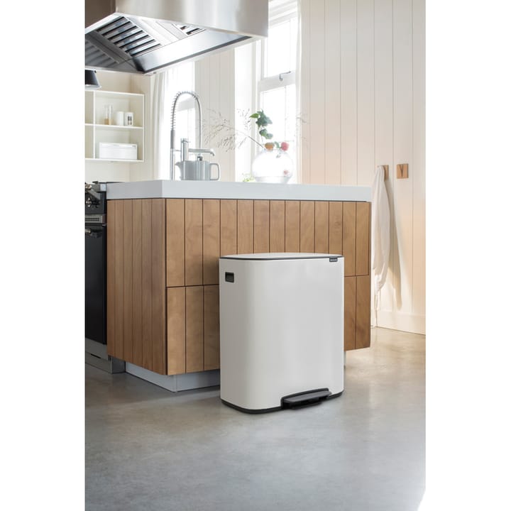 Bo pedal bin 2x30 L - White - Brabantia