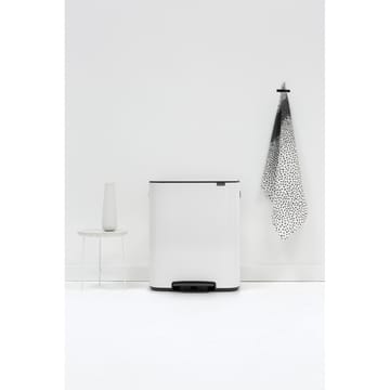 Bo pedal bin 2x30 L - White - Brabantia