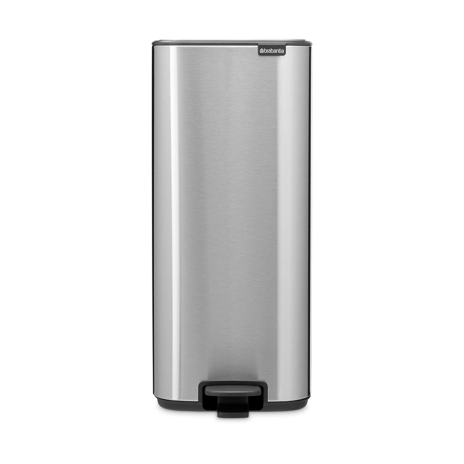Bo pedal bin 30 L, Matte Steel Fingerprint Proof Brabantia