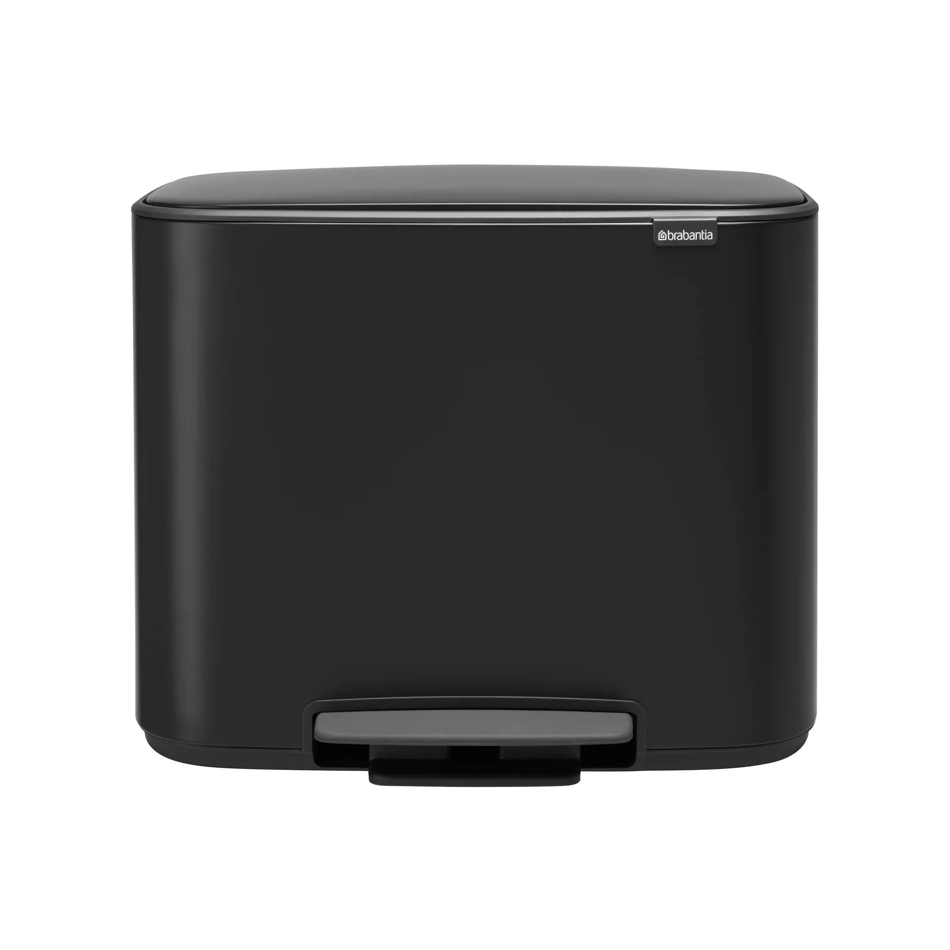Bo pedal bin 3x11 l, matte black Brabantia