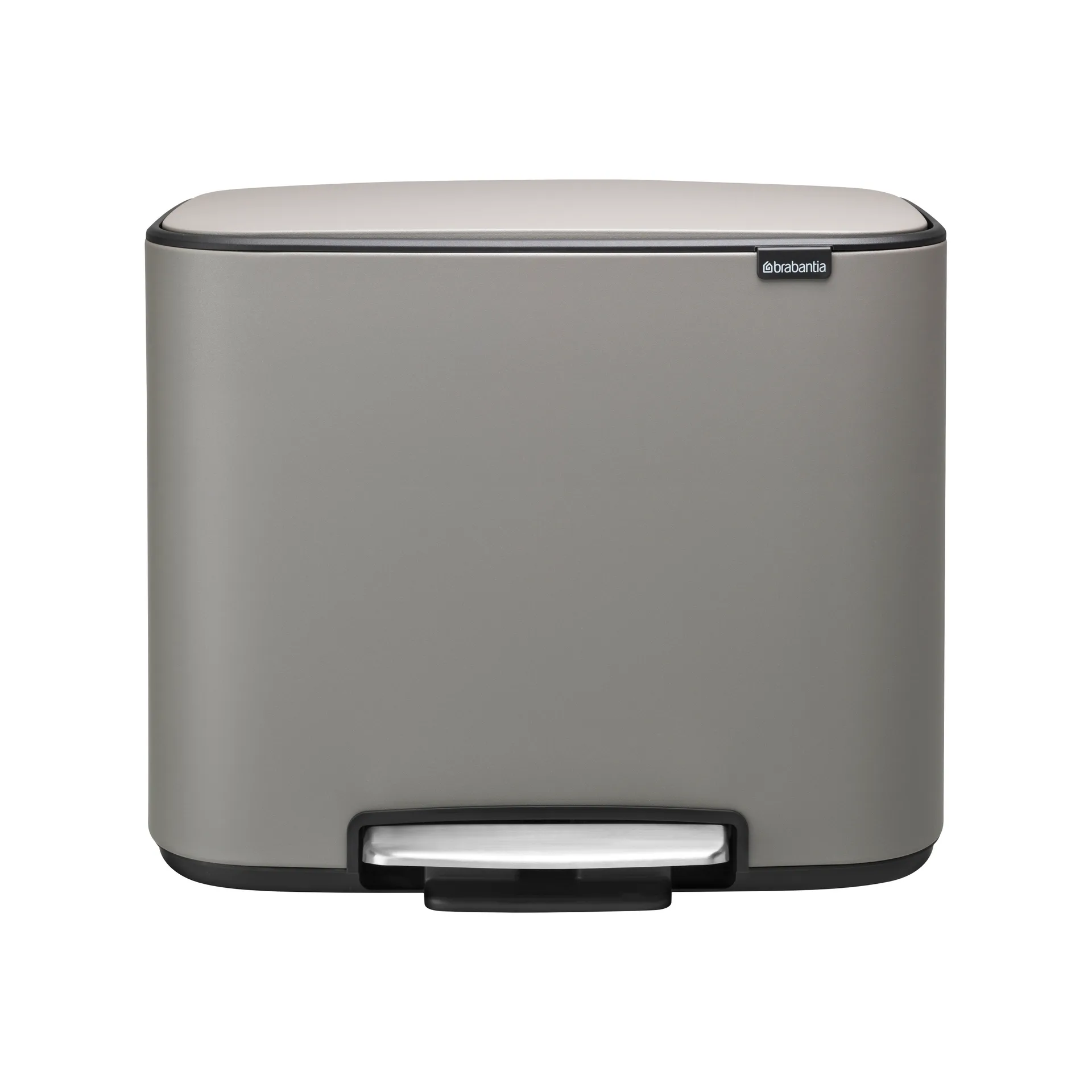Bo pedal bin 3x11 l, mineral concrete grey Brabantia