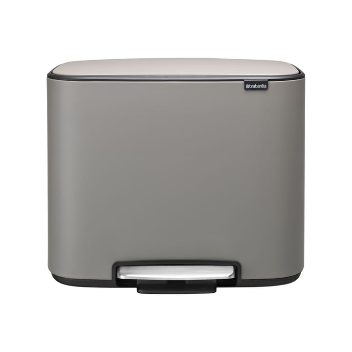 Bo pedal bin 3x11 l - mineral concrete grey - Brabantia