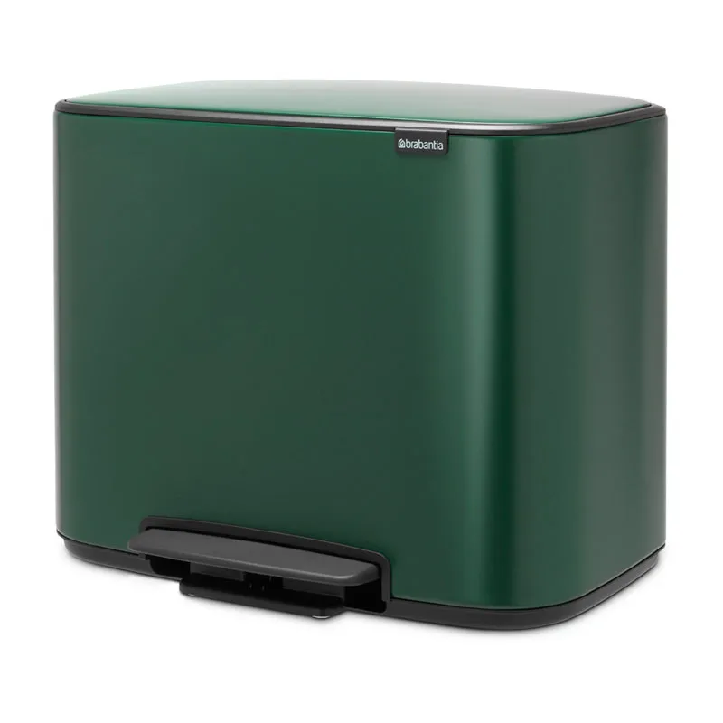 Bo pedal bin 3x11 l, Pine green Brabantia