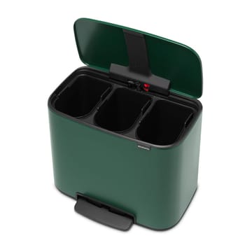 Bo pedal bin 3x11 l - Pine green - Brabantia