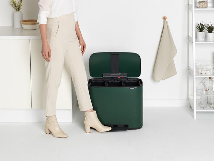 Bo pedal bin 3x11 l, Pine green Brabantia