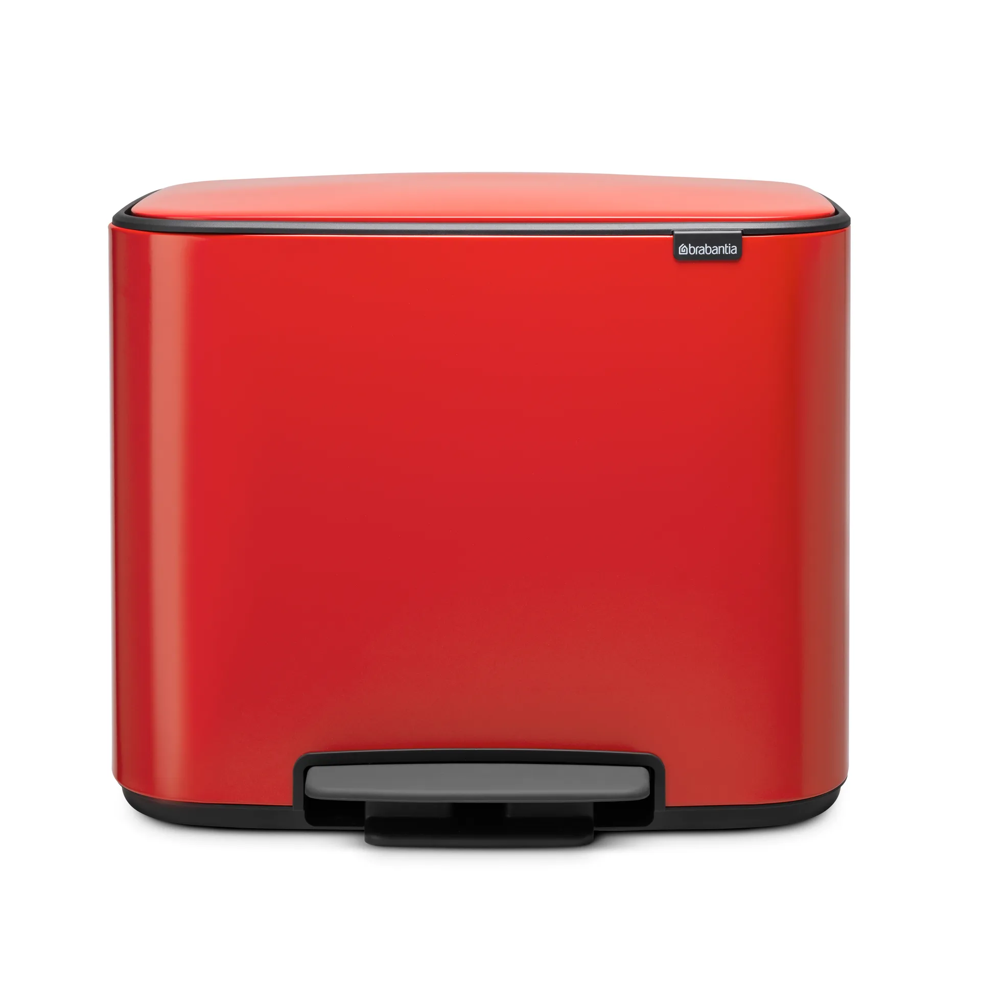 Bo pedal bin 3x11 l, red Brabantia