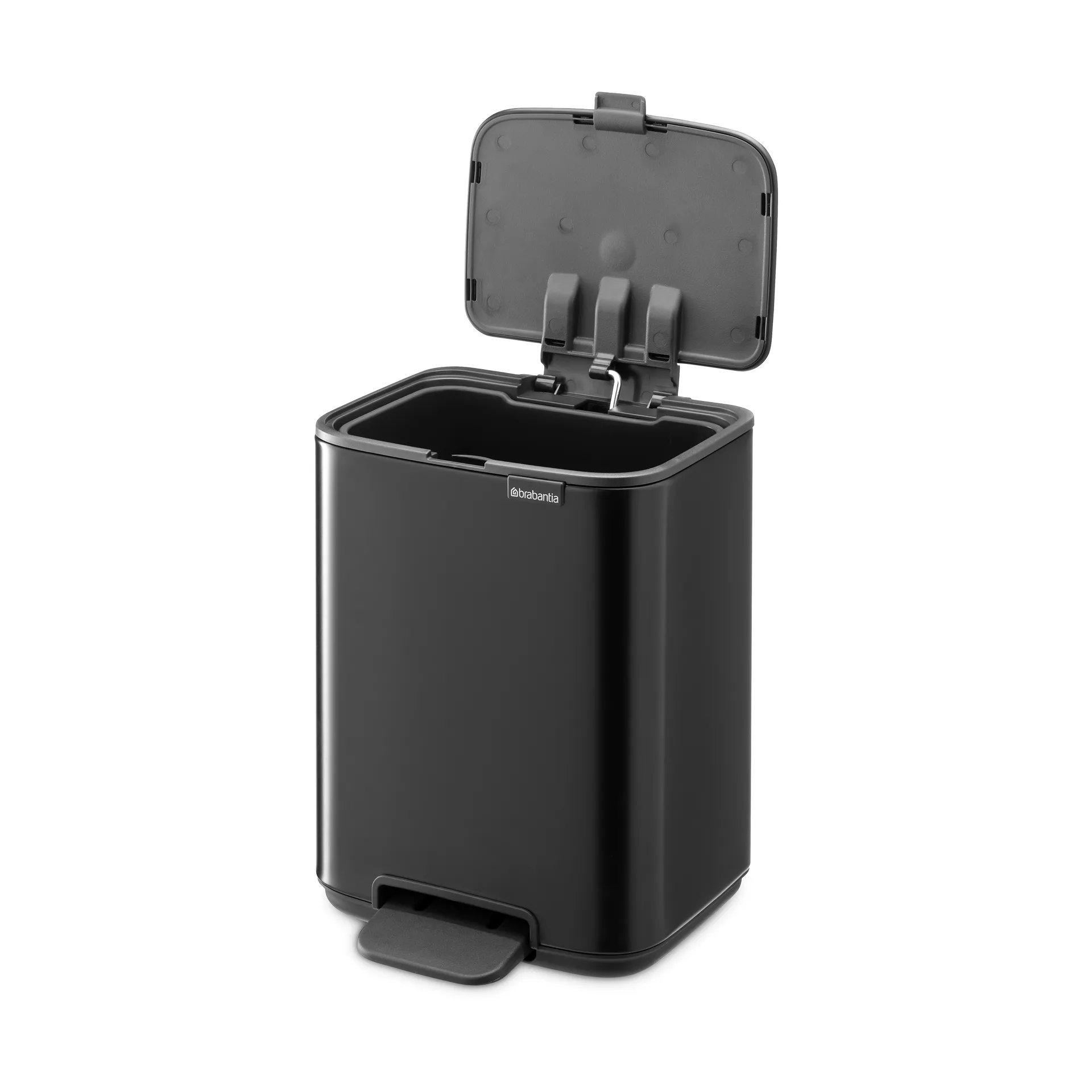 Bo pedal bin 4 L, Matt Black Brabantia