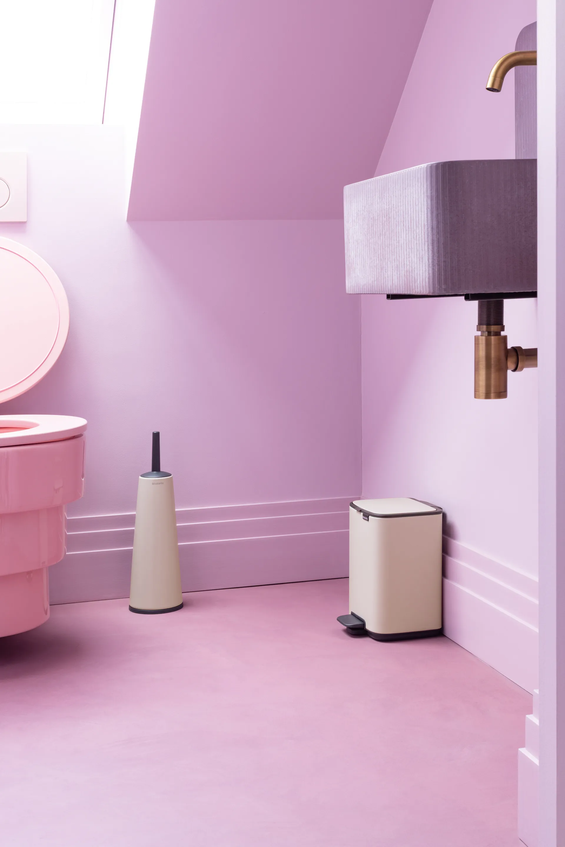 Bo pedal bin 4 L, Soft Beige Brabantia