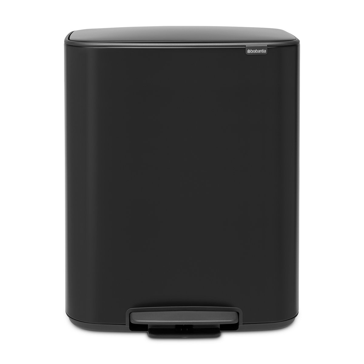 Brabantia Bo pedal bin 60 L black | Scandinavian Design | Pedal bins | Black