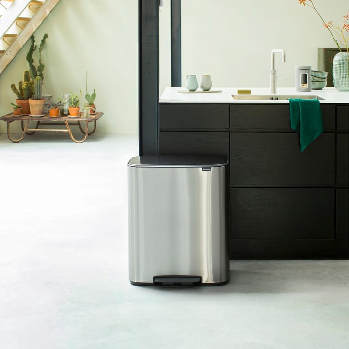 Bo pedal bin 60 L - matte steel - Brabantia