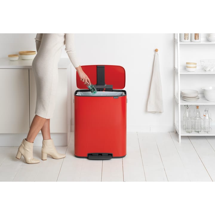 Bo pedal bin 60 L, Passion red Brabantia