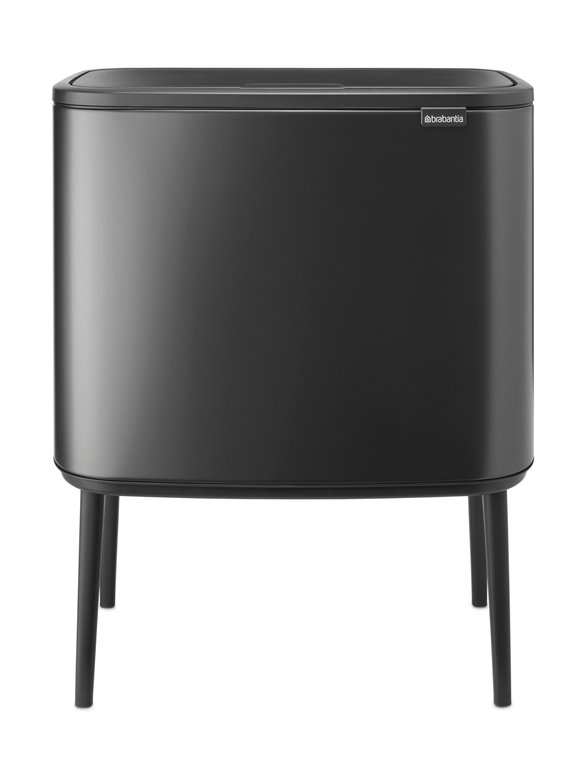 Brabantia Bo touch bin 11+23 litre Confident grey | Scandinavian Design | Pedal bins | Grey