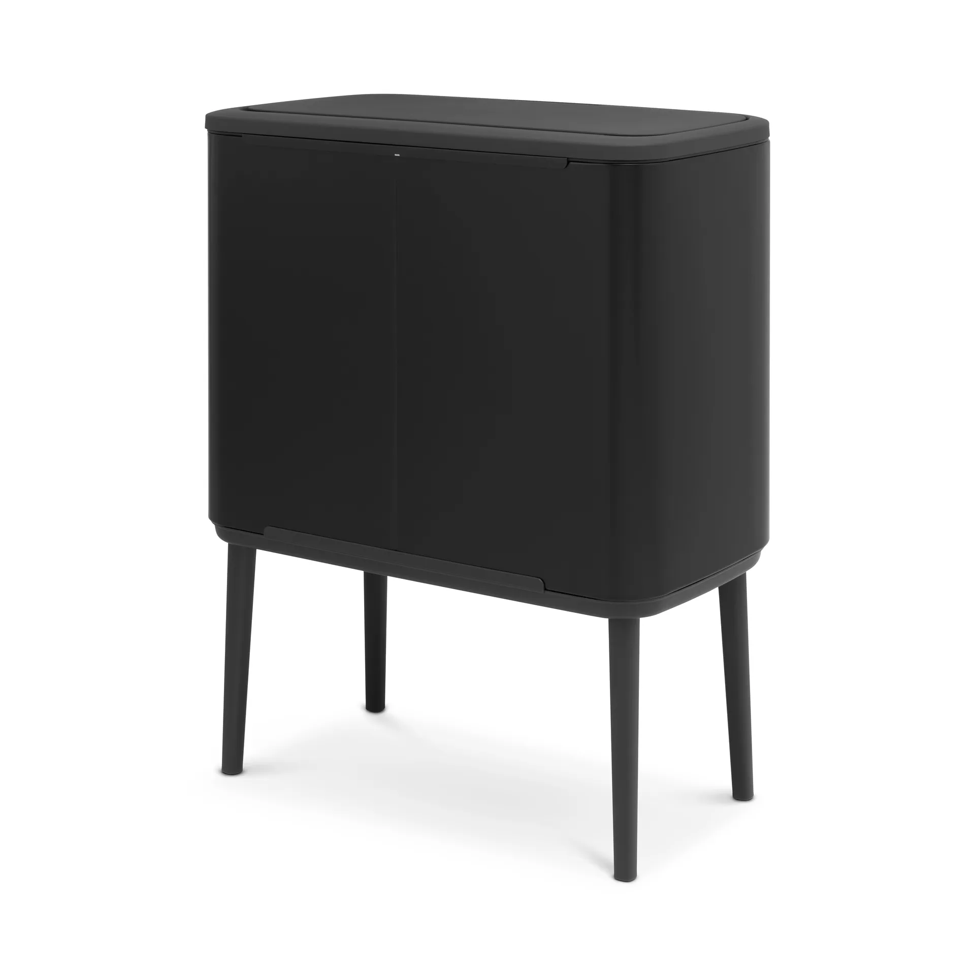Bo touch bin 11+23 litre, matte black Brabantia