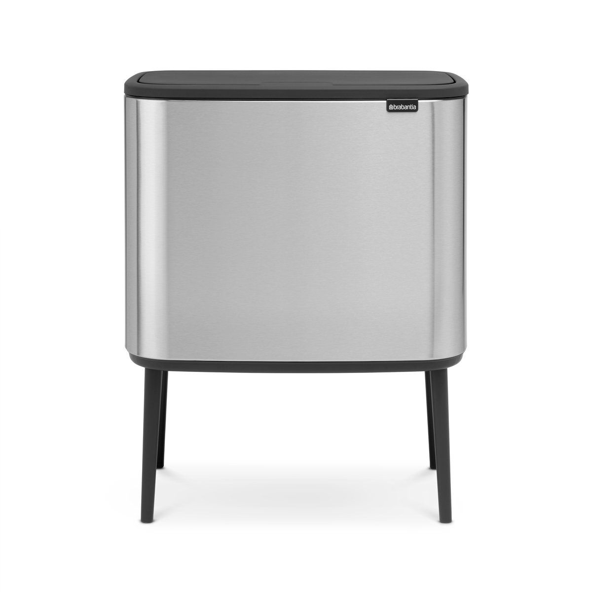 Brabantia Bo touch bin 11+23 litre matte stainless steel