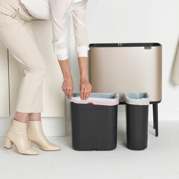 Bo touch bin 11+23 litre - Metallic Gold - Brabantia