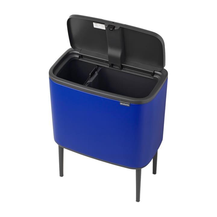 Bo touch bin 11+23 litre, Mineral powerful blue Brabantia
