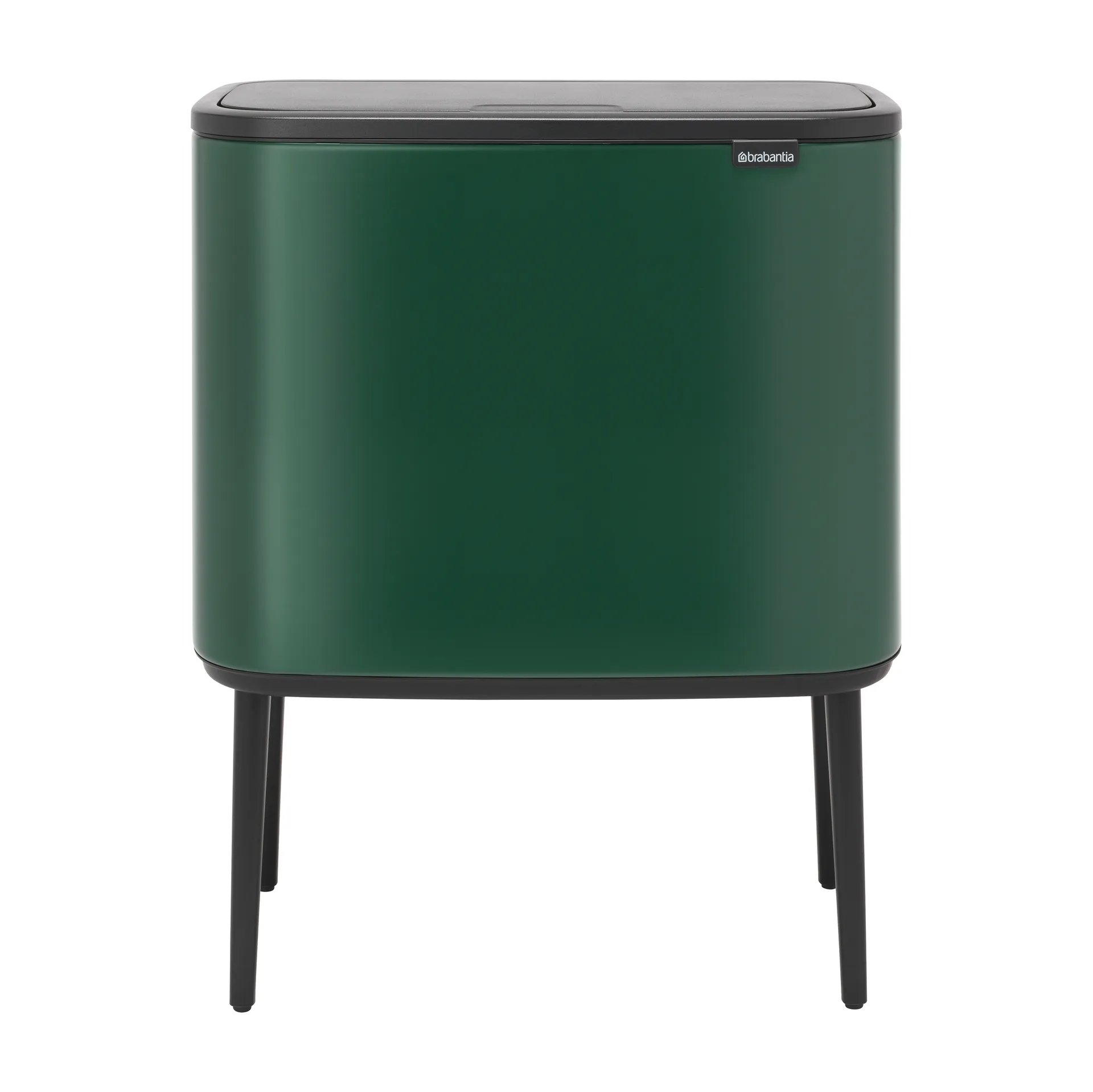 Bo touch bin 11+23 litre, pine green Brabantia