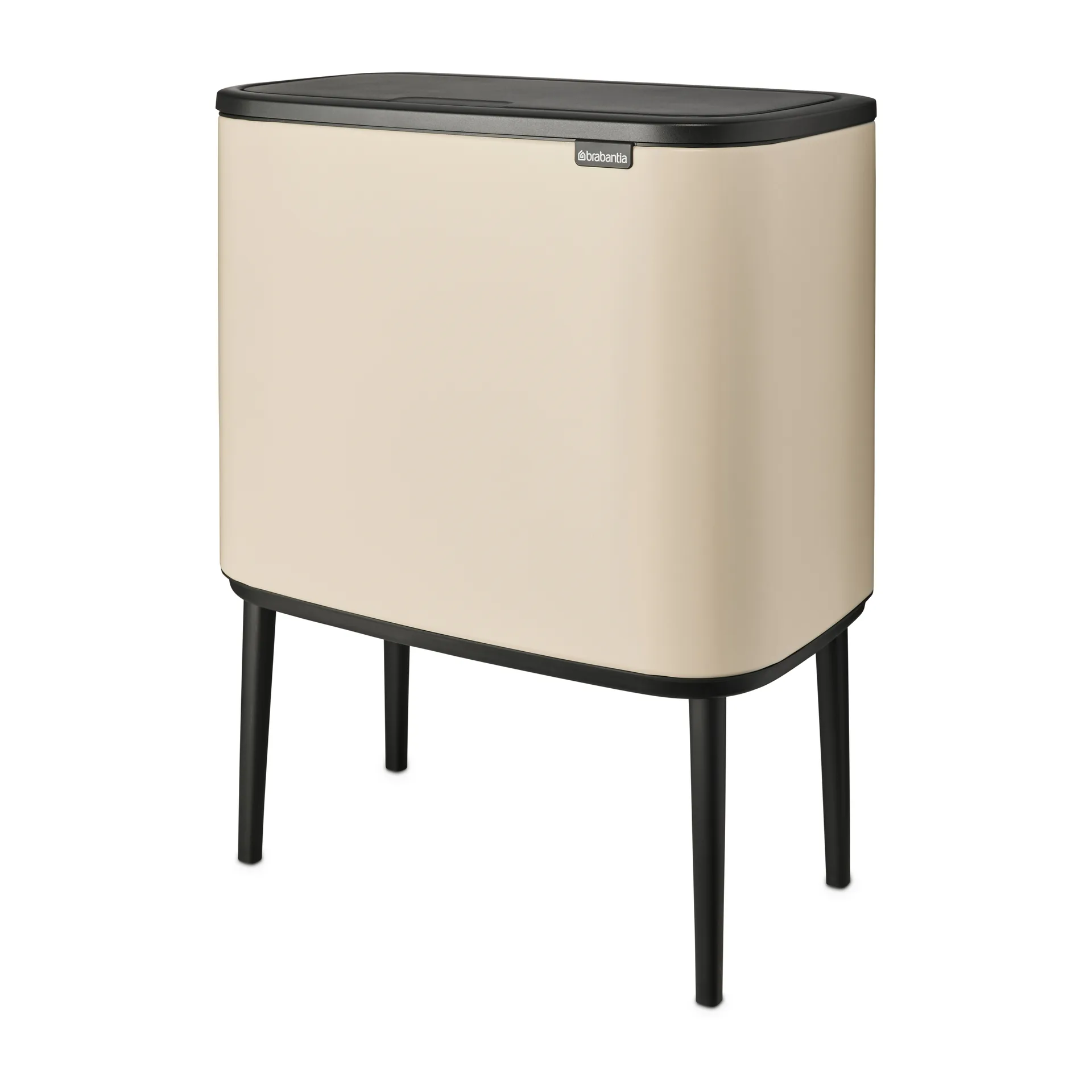Bo touch bin 11+23 litre, Soft beige Brabantia
