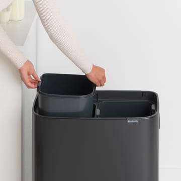 Bo touch bin 2x30 L - matte black - Brabantia