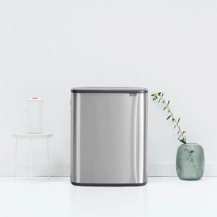 Bo touch bin 2x30 L - matte-brushed steel - Brabantia