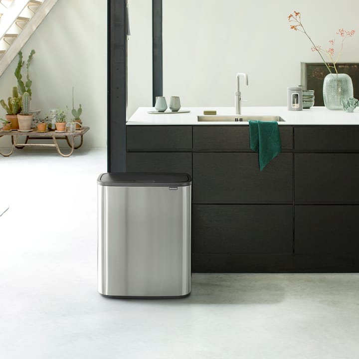 Bo touch bin 2x30 L - matte-brushed steel - Brabantia