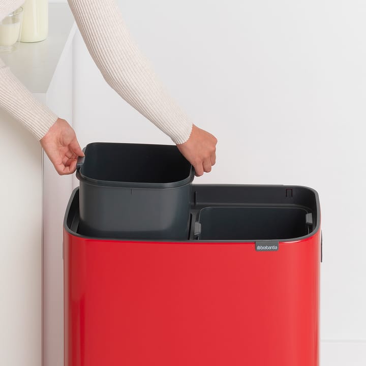 Bo touch bin 2x30 L, Passion red Brabantia