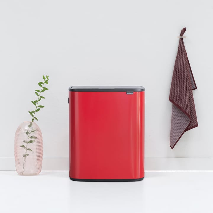 Bo touch bin 2x30 L, Passion red Brabantia