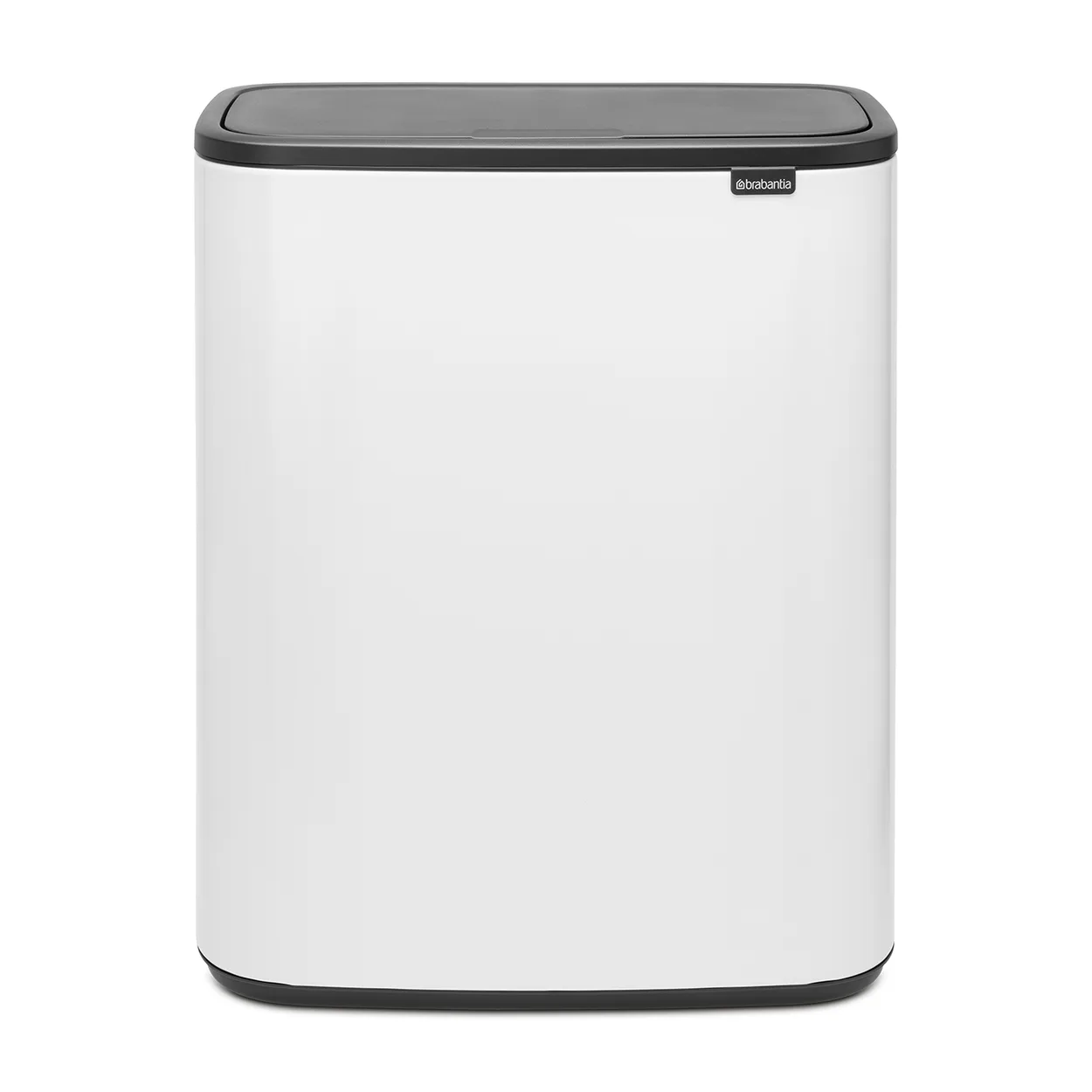 Brabantia Bo touch bin 2x30 L White | Scandinavian Design | Waste paper baskets & bins | White